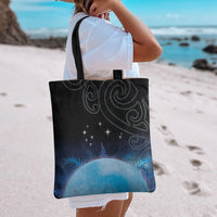 New Zealand Matariki Tote Bag Pleiades Star Cluster Blue Galaxy