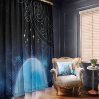 New Zealand Matariki Window Curtain Pleiades Star Cluster Blue Galaxy
