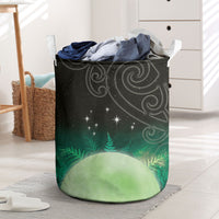 New Zealand Matariki Laundry Basket Pleiades Star Cluster Green Galaxy