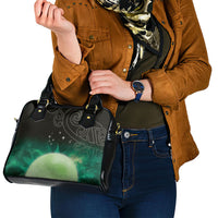 New Zealand Matariki Shoulder Handbag Pleiades Star Cluster Green Galaxy