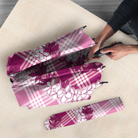 Pink Hawaii Palaka Umbrella Hawaiian Honohono Lei