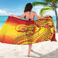 Vanuatu 46 Yia Indipendens Anivesari Sarong Tamtam Drum With Boar Tusk LT05 - Polynesian Pride