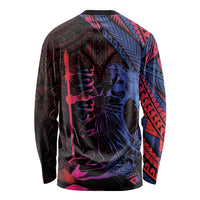Samoan Pride Long Sleeve Shirt The Tui Manua - Polynesian Pride