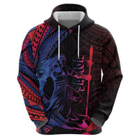 Samoan Pride Zip Hoodie The Tui Manua - Polynesian Pride