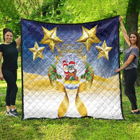 Niue Christmas Quilt Seashell Santa Beach Vibes - Polynesian Pride