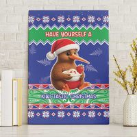 New Zealand Christmas Canvas Wall Art Have Yourself A Kiwi-tastic Christmas - Polynesian Pride