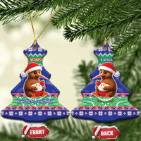 New Zealand Christmas Ceramic Ornament Have Yourself A Kiwi-tastic Christmas - Polynesian Pride