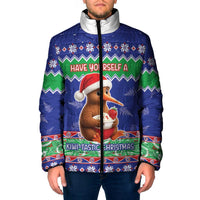 New Zealand Christmas Padded Jacket Have Yourself A Kiwi-tastic Christmas - Polynesian Pride