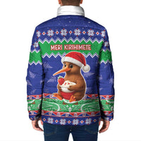 New Zealand Christmas Padded Jacket Have Yourself A Kiwi-tastic Christmas - Polynesian Pride