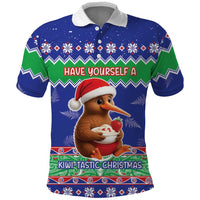 New Zealand Christmas Polo Shirt Have Yourself A Kiwi-tastic Christmas - Polynesian Pride