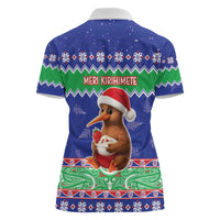 New Zealand Christmas Women Polo Shirt Have Yourself A Kiwi-tastic Christmas - Polynesian Pride