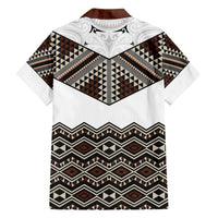 New Zealand Aotearoa Hawaiian Shirt Taniko Art Simple Style LT05 - Polynesian Pride