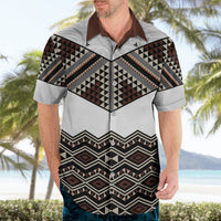 New Zealand Aotearoa Hawaiian Shirt Taniko Art Simple Style LT05 - Polynesian Pride
