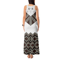 New Zealand Aotearoa Tank Maxi Dress Taniko Art Simple Style LT05 - Polynesian Pride