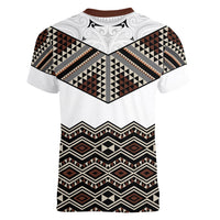 New Zealand Aotearoa Women V Neck T Shirt Taniko Art Simple Style LT05 - Polynesian Pride