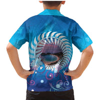 New Zealand Matapouri Beach Landscape Family Matching Mermaid Dress and Hawaiian Shirt LT05 - Polynesian Pride