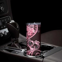 New Zealand Valentine Skinny Tumbler Aroha Sweet Pink Piwakawaka LT05 - Polynesian Pride