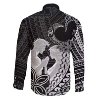 Alofa Samoa Valentine Black Family Matching Mermaid Dress and Hawaiian Shirt Love Is The Greatest Thing LT05 - Polynesian Pride