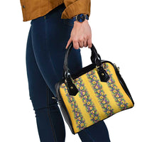 Aloha Hawaii Mardi Gras Shoulder Handbag Gold Style