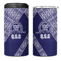 Tonga Queen Salote College 4 in 1 Can Cooler Tumbler 100 Years Anniversary Navy Color
