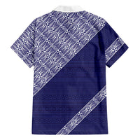 Tonga Queen Salote College Family Matching Mermaid Dress and Hawaiian Shirt 100 Years Anniversary Navy Color LT05 - Polynesian Pride