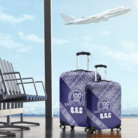 Tonga Queen Salote College Luggage Cover 100 Years Anniversary Navy Color