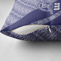 Tonga Queen Salote College Pillow Cover 100 Years Anniversary Navy Color