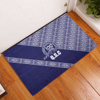 Tonga Queen Salote College Rubber Doormat 100 Years Anniversary Navy Color
