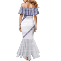 Tonga Queen Salote College Family Matching Mermaid Dress and Hawaiian Shirt 100 Years Anniversary White Color LT05 - Polynesian Pride
