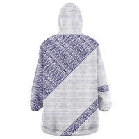 Tonga Queen Salote College Wearable Blanket Hoodie 100 Years Anniversary White Color LT05 - Polynesian Pride