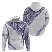 Tonga Queen Salote College Zip Hoodie 100 Years Anniversary White Color