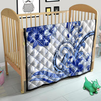 Polynesia Paisley Quilt Mix Navy Polynesian Pattern