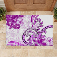 Polynesia Paisley Rubber Doormat Mix Pink Polynesian Pattern