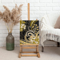 Polynesia Paisley Canvas Wall Art Mix Gold Polynesian Pattern