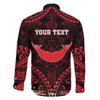 Personalised Easter Island Family Matching Off Shoulder Maxi Dress and Hawaiian Shirt Polynesian Pattern Emblem