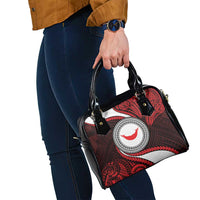 Easter Island Shoulder Handbag Moai Statues Polynesian Style