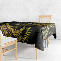 Hawaii Kuhio The Citizen Prince Tablecloth Gold Polynesian Tribal Tattoo
