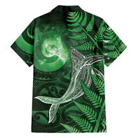 New Zealand Matariki Hawaiian Shirt Maori Koru With Humpback Whale Green