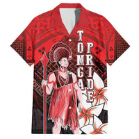 The First King Of Tonga Family Matching Off The Shoulder Long Sleeve Dress and Hawaiian Shirt Tongan Pride