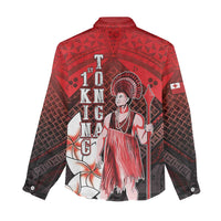 The First King Of Tonga Women Casual Shirt Tongan Pride