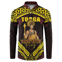 Tonga First King Button Sweatshirt Ahoeitu Know Your Roots