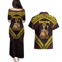 Tonga First King Couples Matching Puletasi and Hawaiian Shirt Ahoeitu Know Your Roots