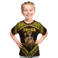 Tonga First King Kid T Shirt Ahoeitu Know Your Roots