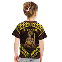 Tonga First King Kid T Shirt Ahoeitu Know Your Roots