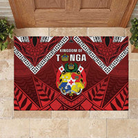 Tonga Emancipation Day Rubber Doormat Tongan Kupesi Pattern