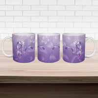 Lupus Awareness Month Ceramic Mug Polynesian Style