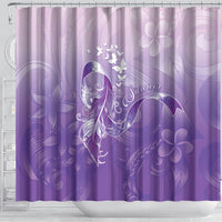 Lupus Awareness Month Shower Curtain Polynesian Style