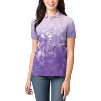 Lupus Awareness Month Women Polo Shirt Polynesian Style