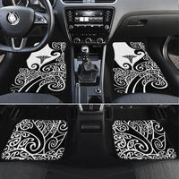 New Zealand Nurse Car Mats Maori Koru Black Version