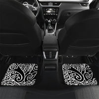 New Zealand Nurse Car Mats Maori Koru Black Version